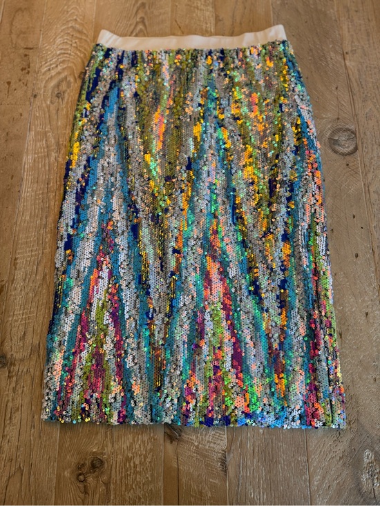 le superbe Dresses & Skirts - Le Superbe Sequin Pastel Pencil Skirt - Multi Metallic NWT M